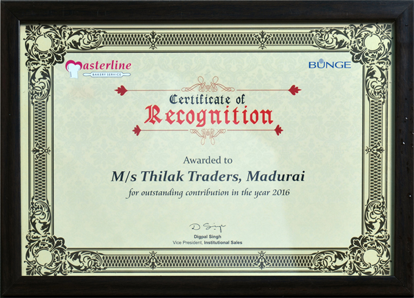 Thilak Traders - Leading Supplier of all Bakery Fats and Ingredients in Madurai,Tamilnadu -For Enquiry: +91 - 9443133231 , +91 - 9843261177